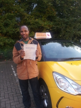 Amazing driving instructor, MUCH better than a previous instructor from a different Driving School, very helpful, patient and helped me pass first time.



Many thanks Kal...