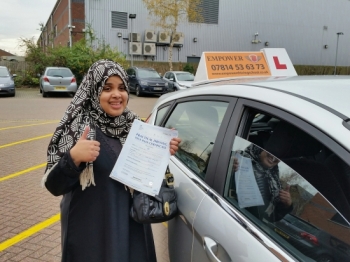 I am so happy for passing my test first time thanks a lot Kal I will recommend you to any one who wants to pass the test first time