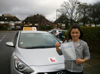 Thank you so much Kal for helping me pass first time Iacute;m simply over the moon Always clear calm supportive and friendly - driving with you has been an absolute pleasure Will certainly recommend you to any friends looking for a great instructor Wishing you all the best and maybe see you soon for a motorway session Jenny