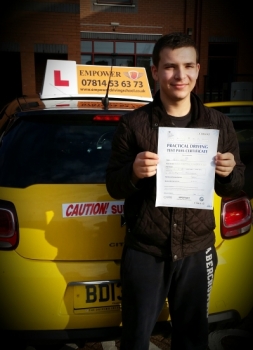 Thanks Kal for helping me out to get my driving licence from first attempt, I am really happy now that I can drive my car. I would highly recommend you....