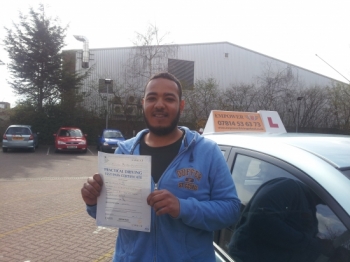 I just wanted to say Kal is the best instructor. Made me pass first time with 1 minor driving fault, definitely would recommend him to all the learner drivers. 10 star rating 

Thanks again Kal for making me pass my test. Ali m...